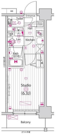 グランド・ガーラ横浜の物件間取画像